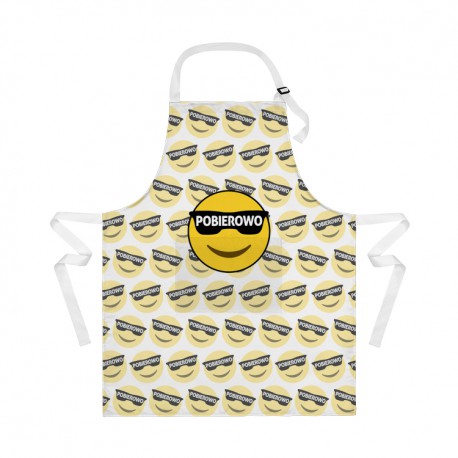 Pobierowo pattern - fartuch kuchenny z nadrukiem FULLPRINT