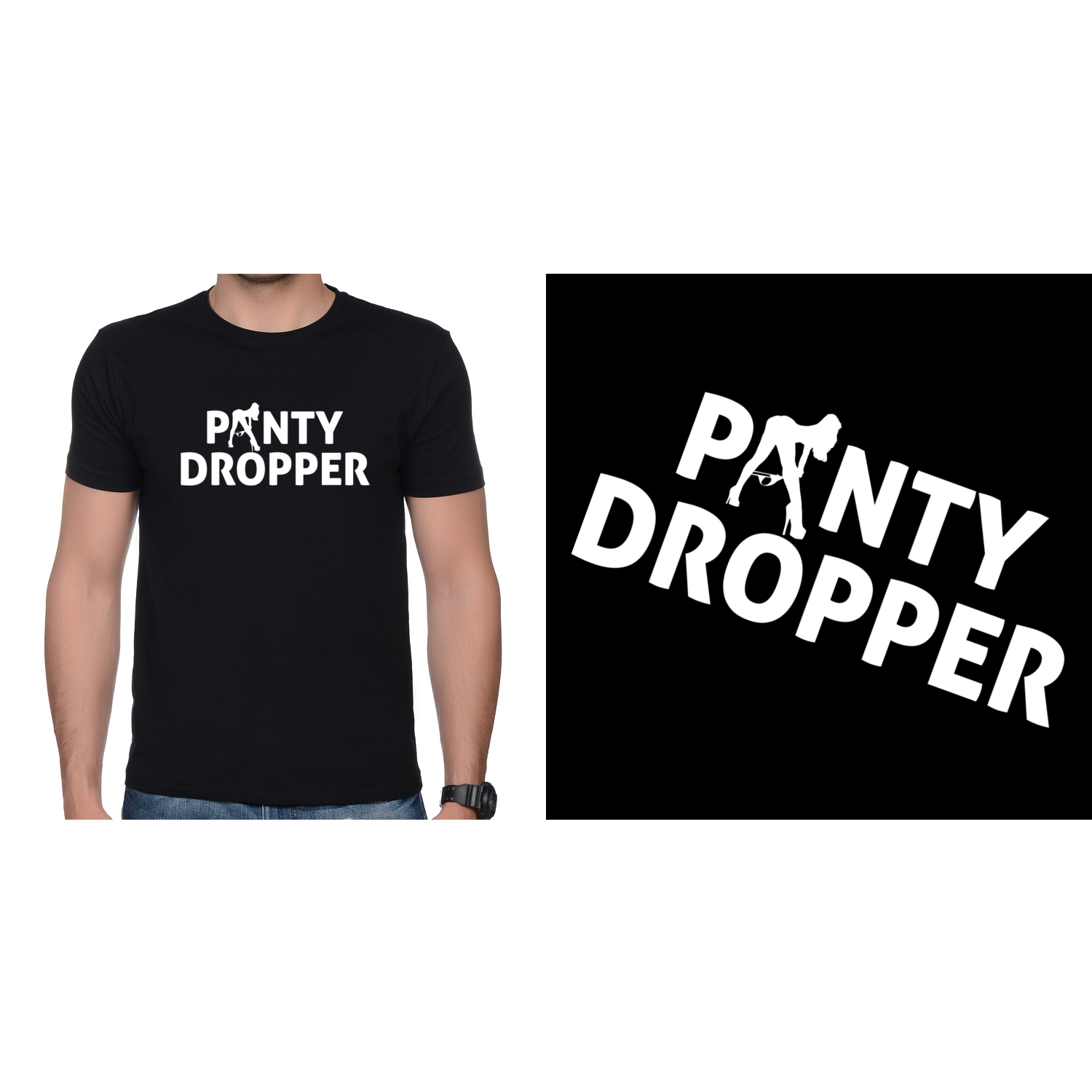 PANTY DROPPER - koszulki z nadrukiem